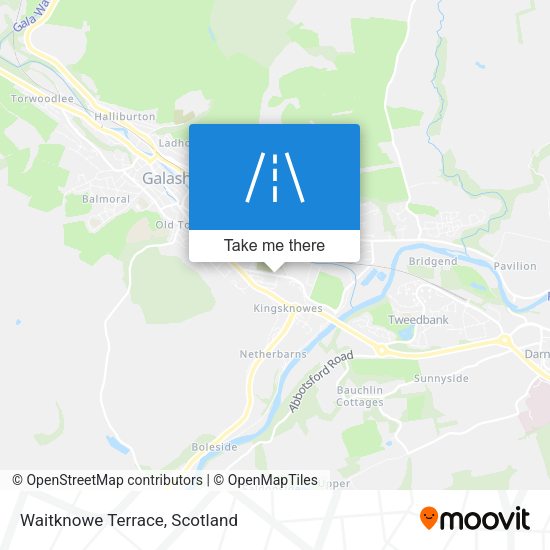 Waitknowe Terrace map