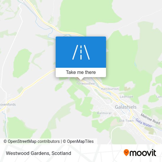 Westwood Gardens map