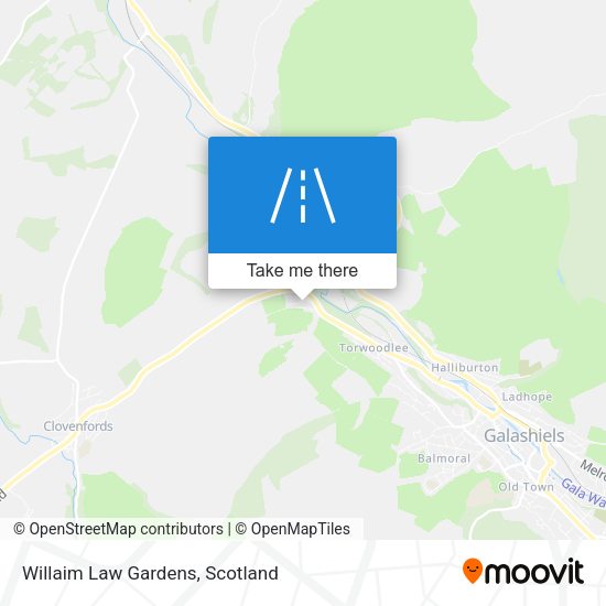 Willaim Law Gardens map