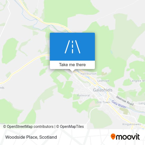 Woodside Place map