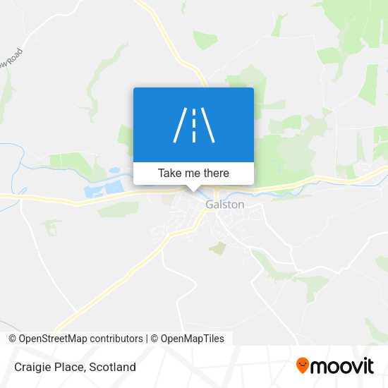 Craigie Place map