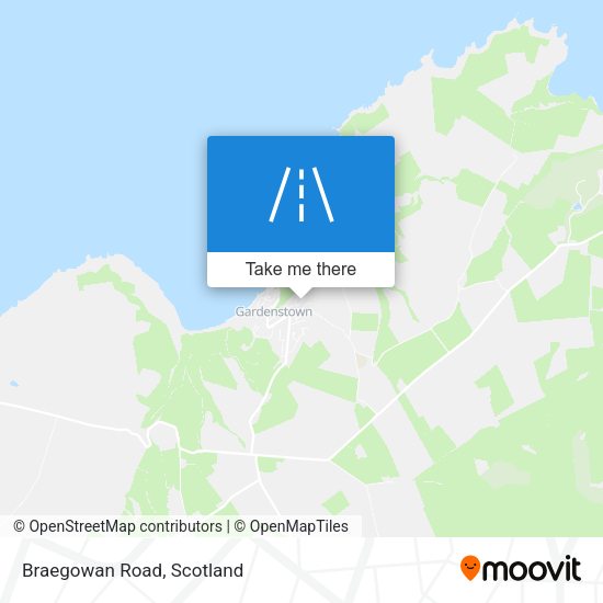 Braegowan Road map