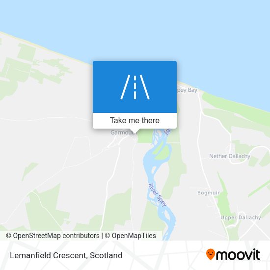 Lemanfield Crescent map