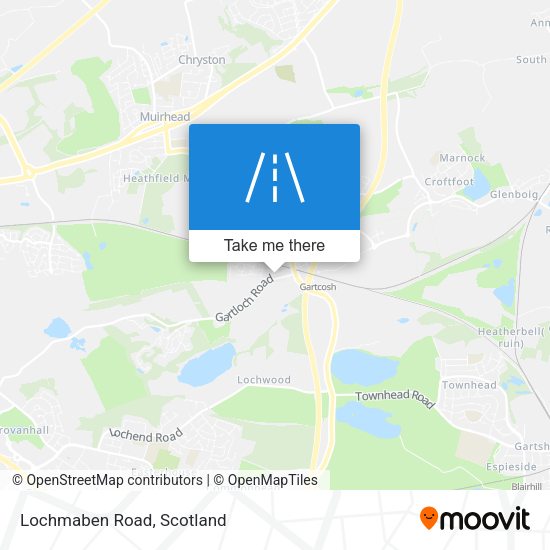 Lochmaben Road map