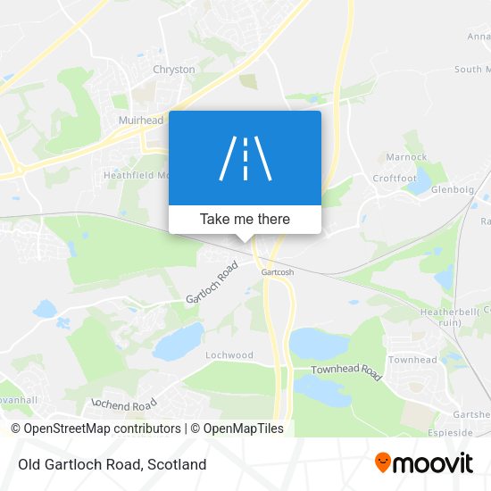 Old Gartloch Road map