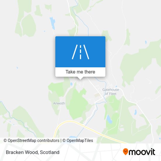 Bracken Wood map