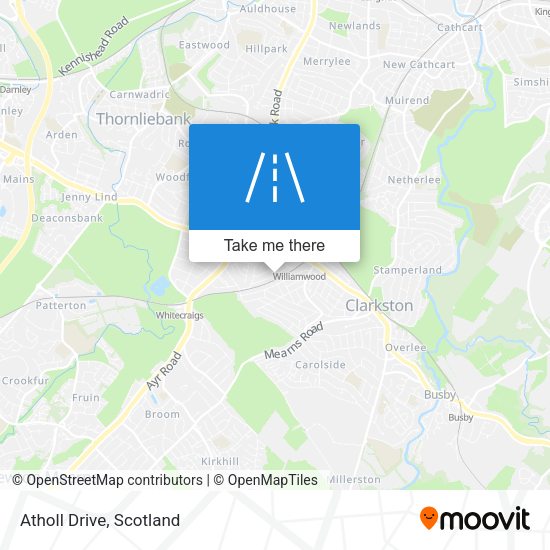 Atholl Drive map