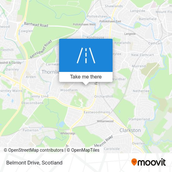 Belmont Drive map