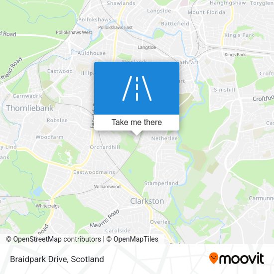 Braidpark Drive map