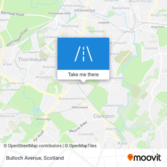 Bulloch Avenue map