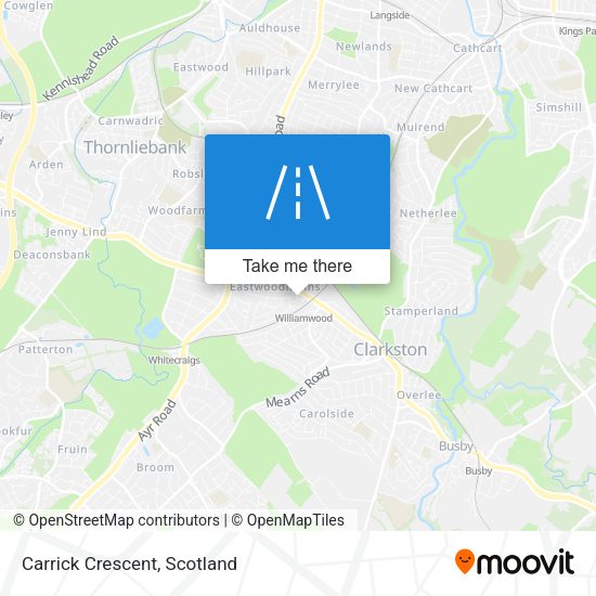 Carrick Crescent map