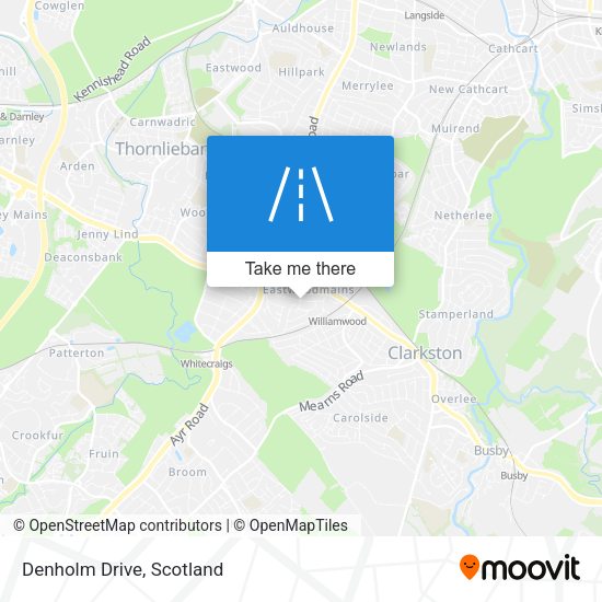 Denholm Drive map