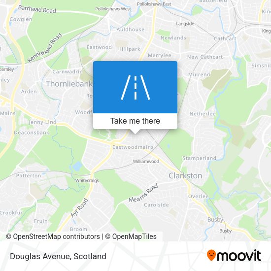 Douglas Avenue map