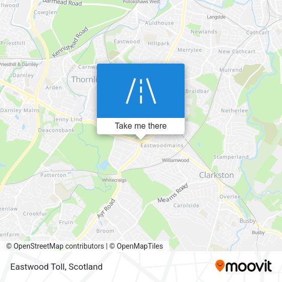 Eastwood Toll map