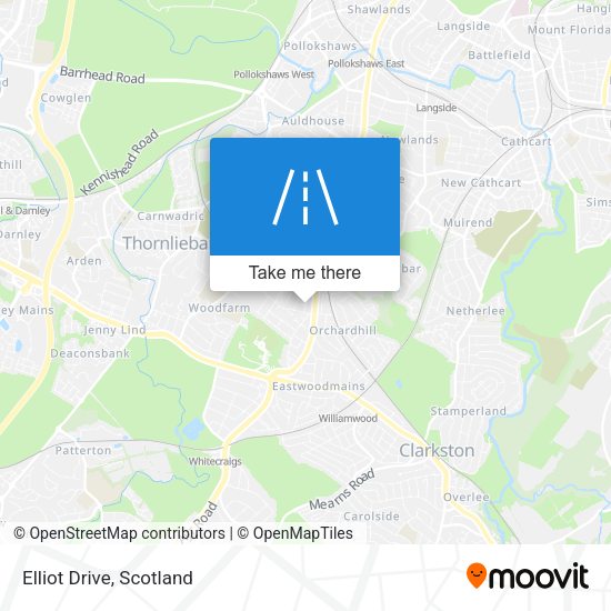 Elliot Drive map