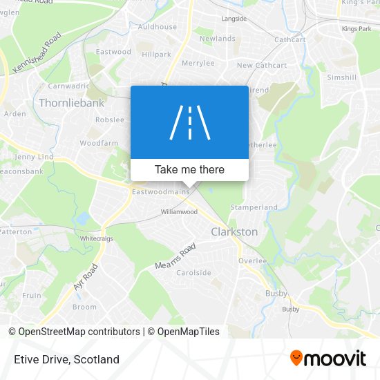 Etive Drive map