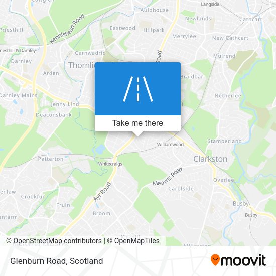 Glenburn Road map