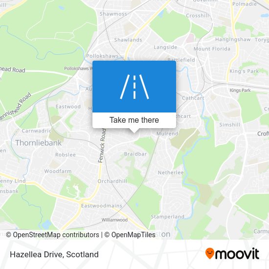 Hazellea Drive map