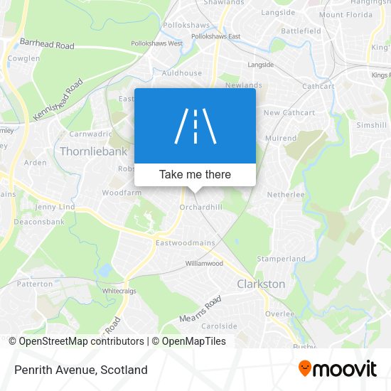 Penrith Avenue map