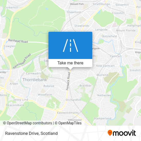 Ravenstone Drive map
