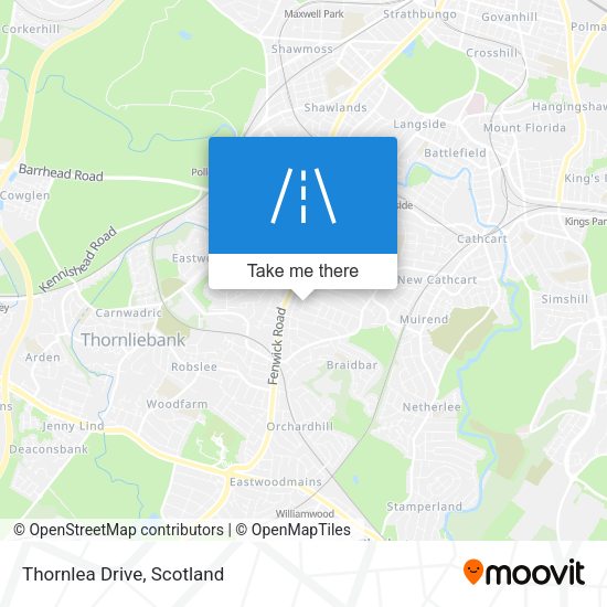 Thornlea Drive map