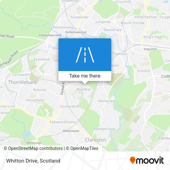 Whitton Drive map