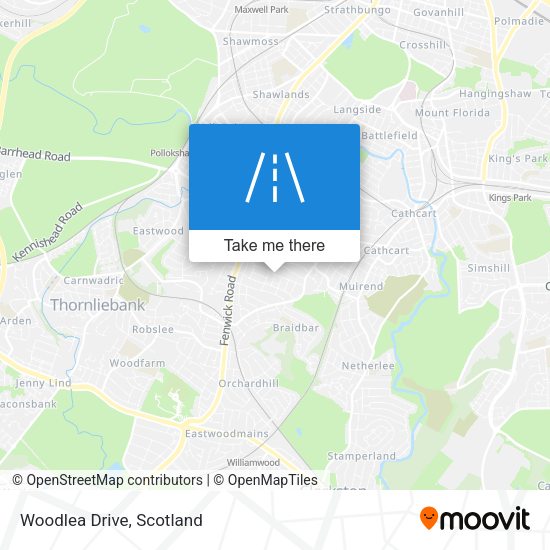 Woodlea Drive map