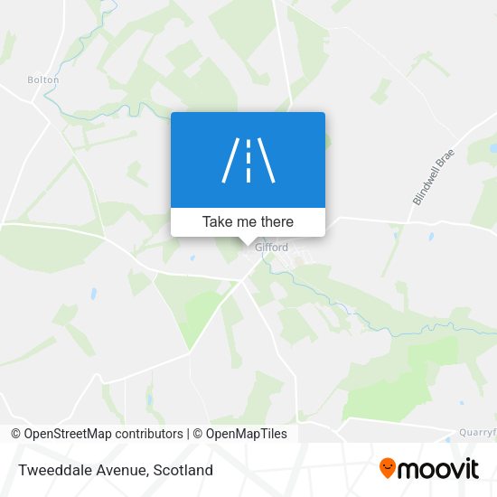 Tweeddale Avenue map