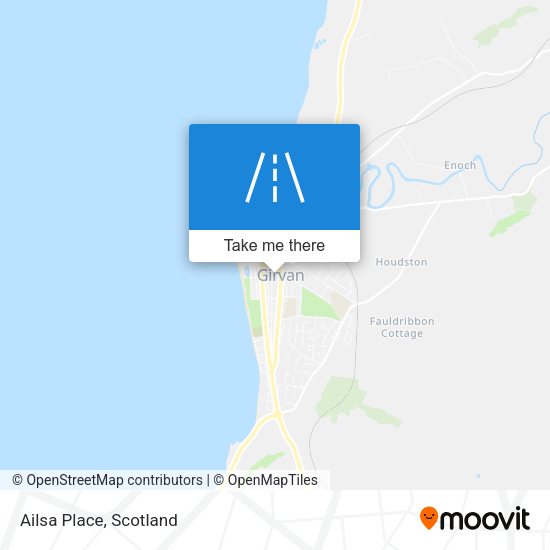 Ailsa Place map
