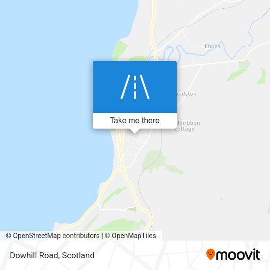 Dowhill Road map