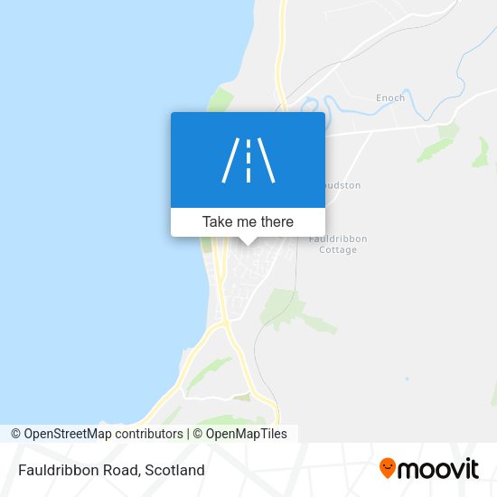 Fauldribbon Road map