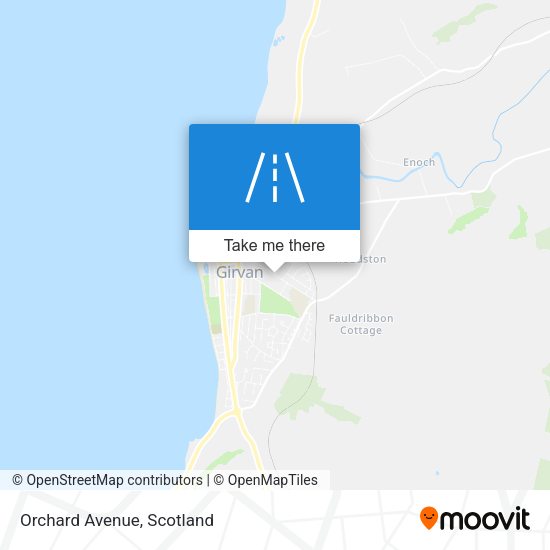 Orchard Avenue map