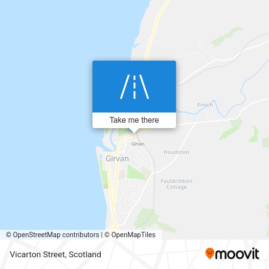 Vicarton Street map