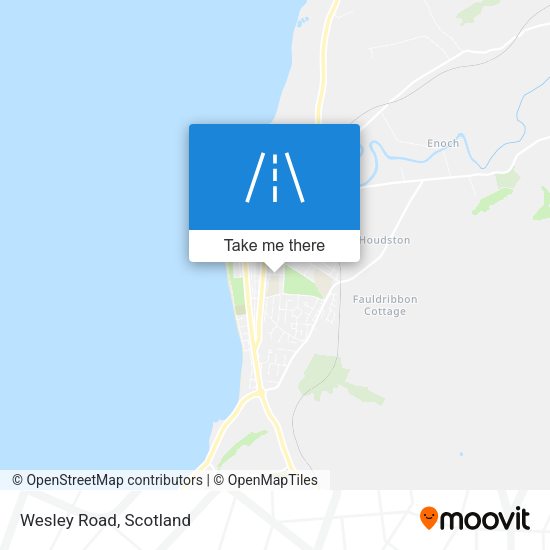 Wesley Road map