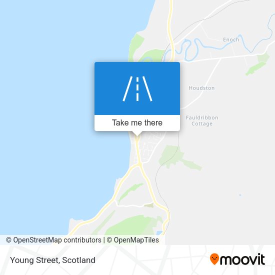Young Street map