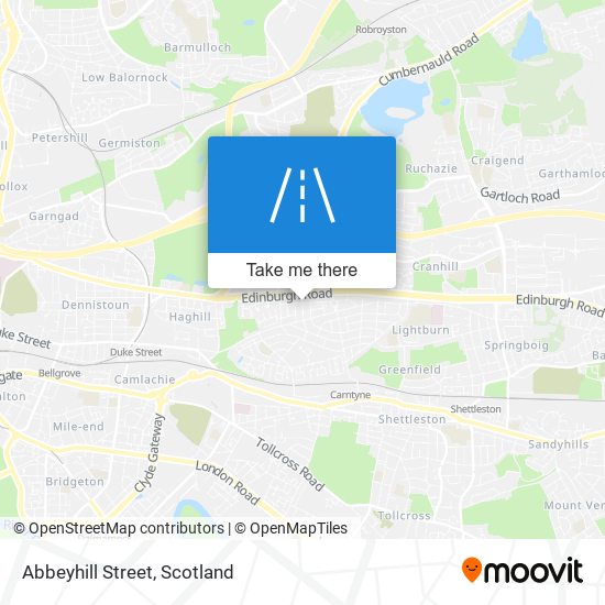 Abbeyhill Street map