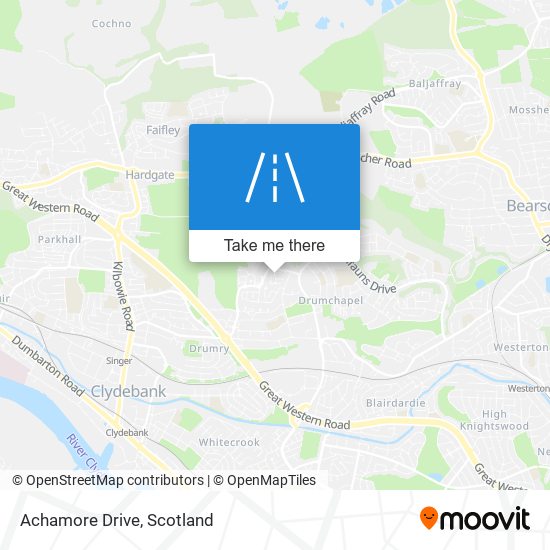 Achamore Drive map