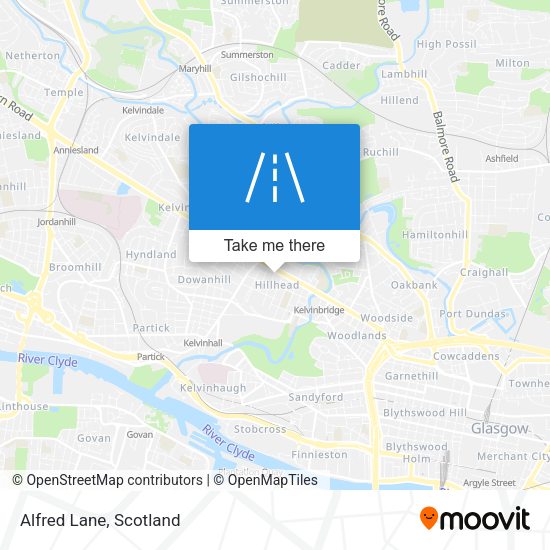 Alfred Lane map