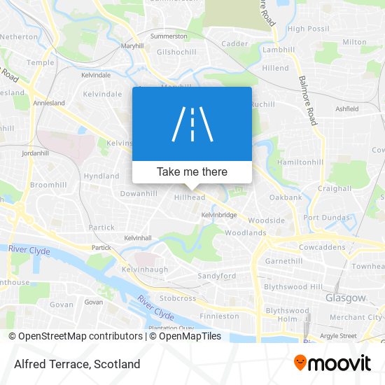 Alfred Terrace map