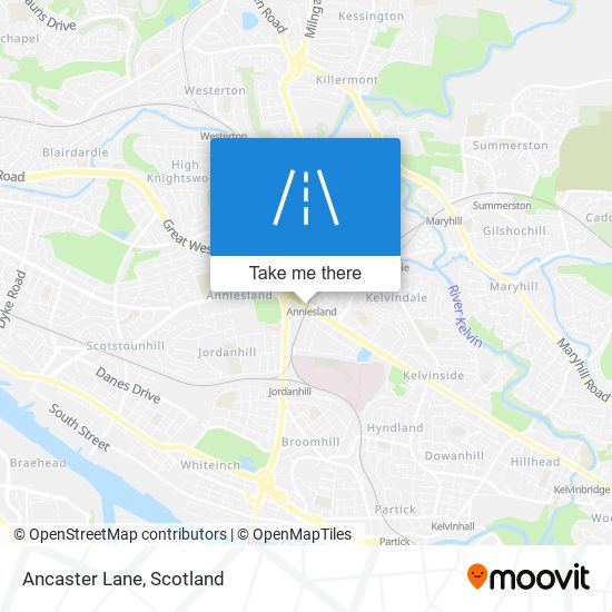 Ancaster Lane map