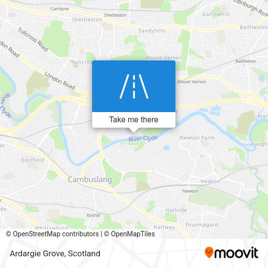Ardargie Grove map
