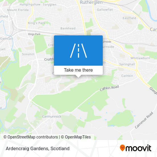 Ardencraig Gardens map