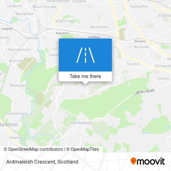 Ardmaleish Crescent map