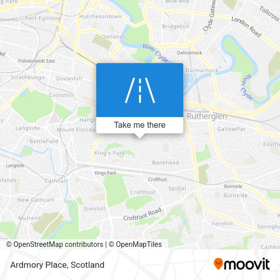 Ardmory Place map