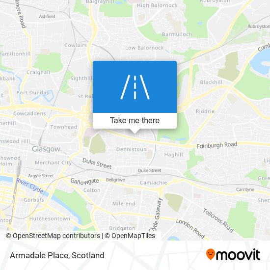 Armadale Place map