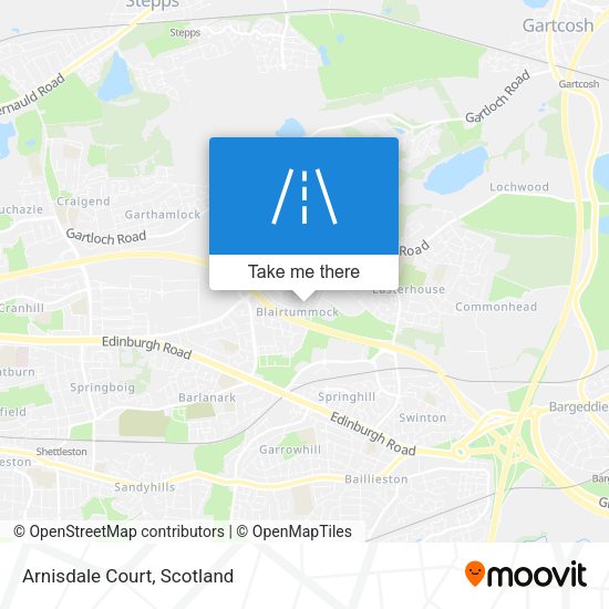 Arnisdale Court map