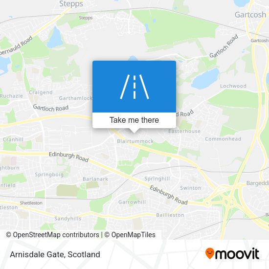 Arnisdale Gate map