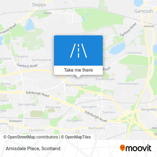 Arnisdale Place map