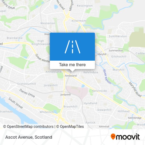 Ascot Avenue map