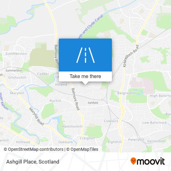 Ashgill Place map